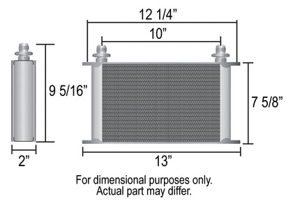 25 Row Series 10000 Stack Plate Fluid Cooler, -8AN