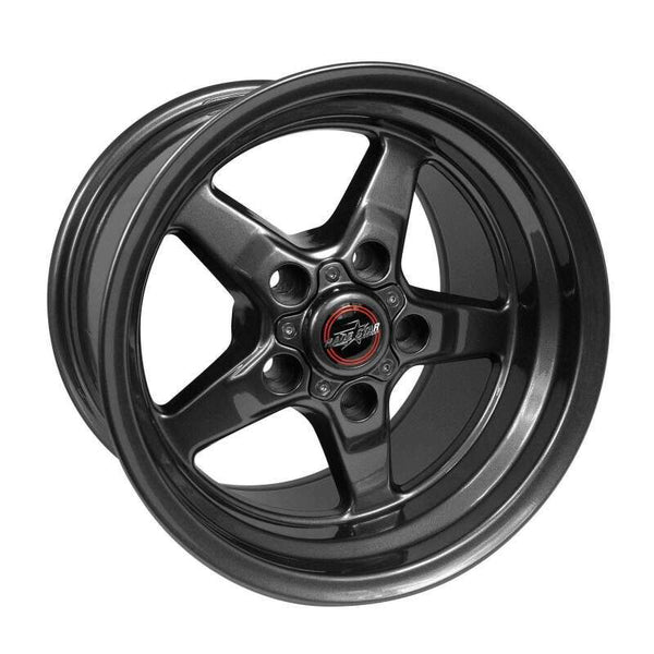 Race Star Roue 92 Drag Star 15x5 5x4.75 BC 2.375 BS Bracket Racer - noir brillant