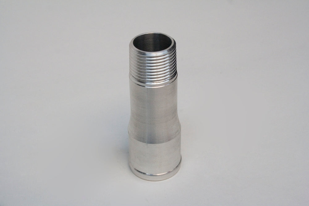 PRW - Electric Water Pump Fitting, 3/4" NPT to 1.25" Smooth Hose x 3" Long - 5292063