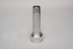 PRW - FITTING, ELEC WATER PUMP, 3/4" NPT to 1.750" Hose x 5" Long, Billet Alum, Each - 5292085