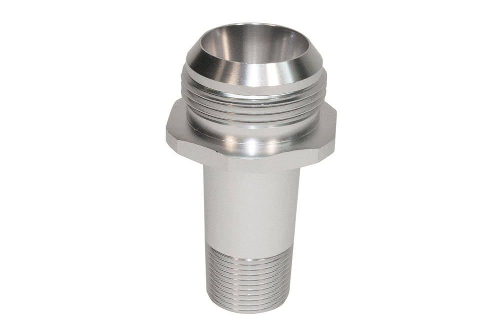 PRW - Electric Water Pump Fitting, 3/4" NPT to AN-12 Male Fitting x 3.25 in. Long - 5292091