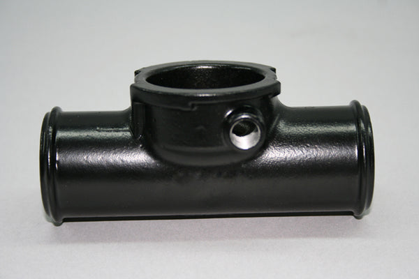 PRW - Hose Filler, Inline Coolant, 1.50"/1.50" Male Hose Barb, Alum, Black - 5292272