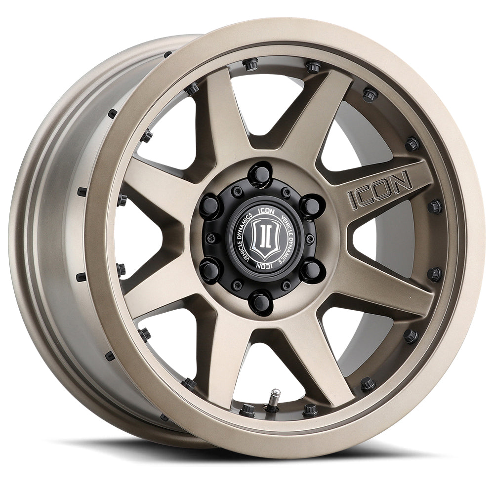 Icon Vehicle Dynamics 17 Rebound PRO Wheels Size 17X8.5 Finish Bronze Bolt Pattern 5 x 5 Backspace 4.5 Offset 6mm