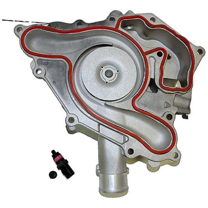 Crown Automotive Water Pump — Black, Unpainted (53022340AC)
