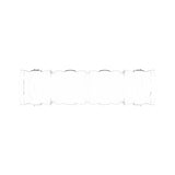 KC Hilites Flex Era Led Light Bar 10In Light Shield Clear