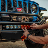 KC Hilites Flex Era Led Light Bar 10In Light Shield Amber