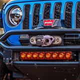 KC Hilites Flex Era Led Light Bar 10In Light Shield Amber