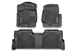 Husky Liner 2021+ F150 Supercrew (with Fold Flat Storage) Xact Contour Front & 2Nd Seat Floor