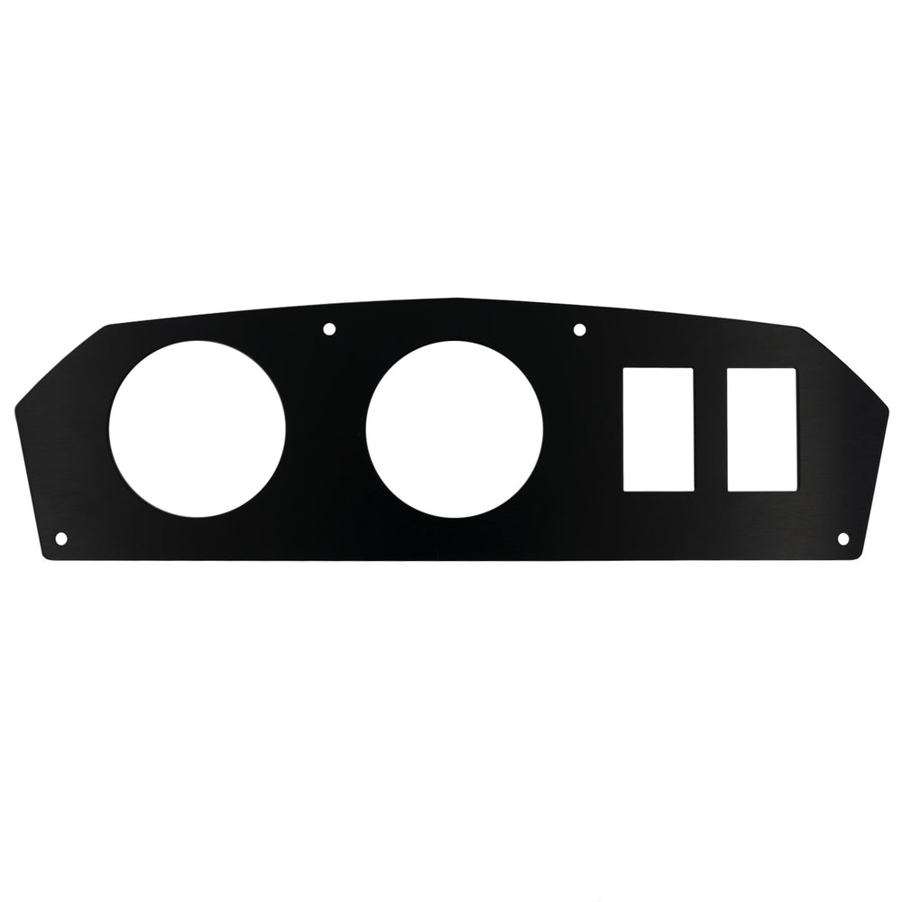AutoMeter Gauge Panel for Two 2-1/16" Gauges and Two Switches