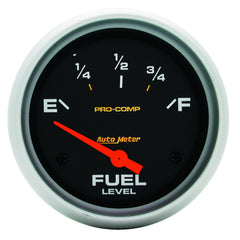 AutoMeter 2-5/8" Fuel Level, 0-90 Ohm, GM, Sse, Pro-Comp