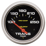 2-5/8" TRANSMISSION TEMPERATURE, 100-250 F, PRO-COMP