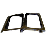 Crown Automotive Headlight Bezel — Black, Chrome (55008047)