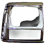 Crown Automotive Headlight Bezel — Black, Chrome (55034078)