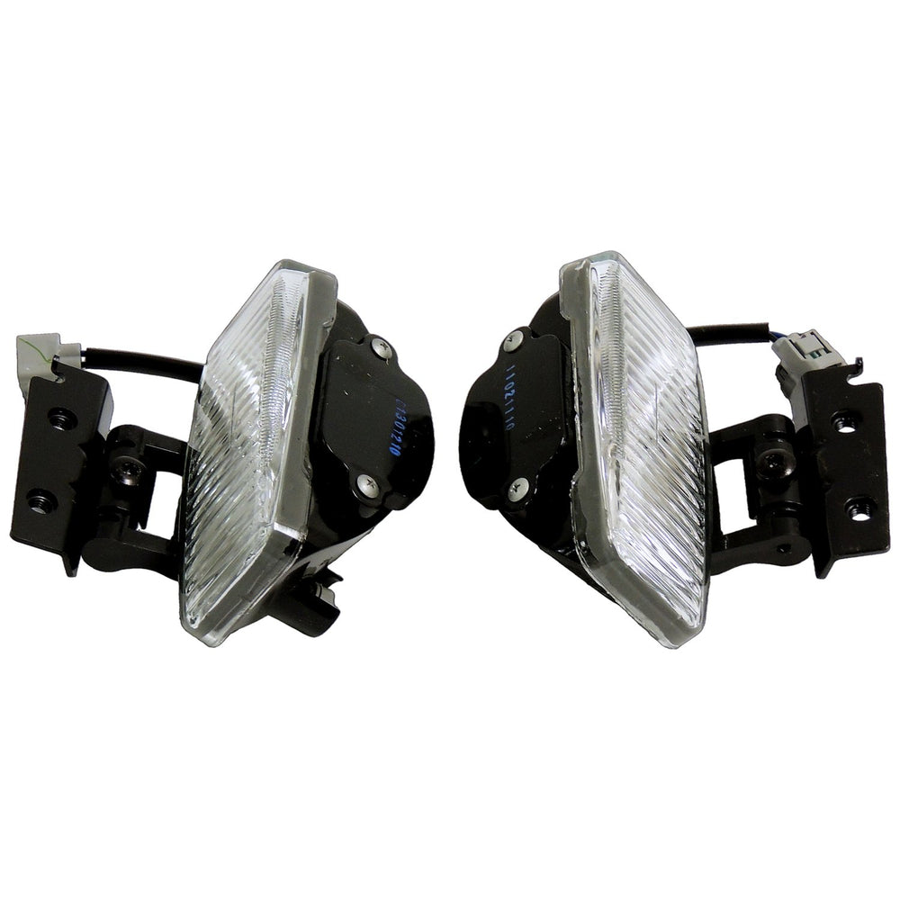Crown Automotive Fog Light Set — Black, Clear