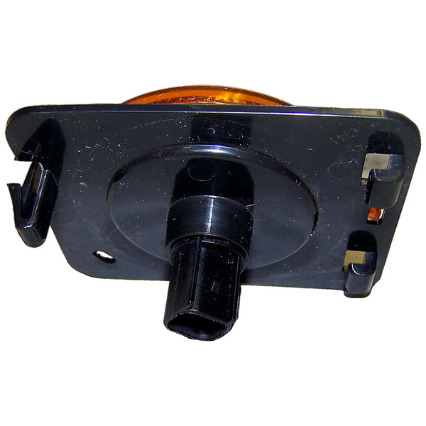 Crown Automotive Side Marker Light, Left — Amber, Black (55078145AA)