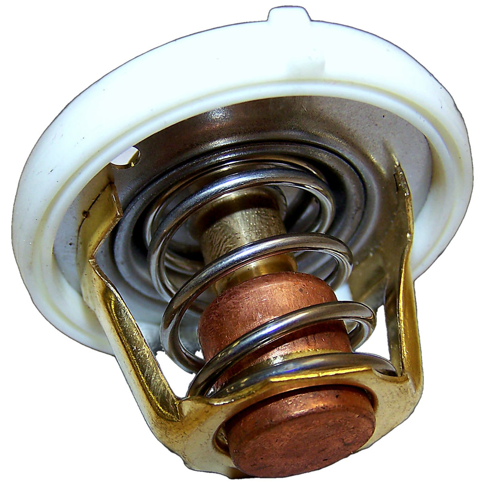 Crown Automotive Thermostat — White, Zinc
