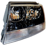 Crown Automotive Headlight — Black, Clear (55155129AJ)