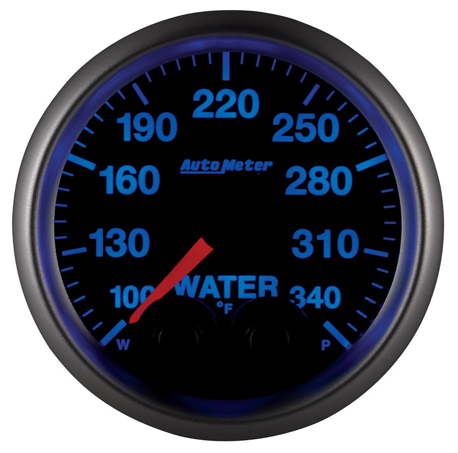 AutoMeter 2-1/16" Water Temperature, 100-340º, Elite, High Temp Calibration