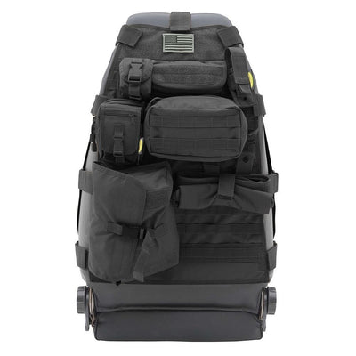 Smittybilt Front GEAR Seat Cover Single - Black (76-18 CJ/Wrangler)