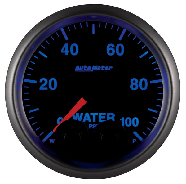 AutoMeter 2-1/16" Water Pressure, 0-100 PSI, Elite, -4AN Sensor