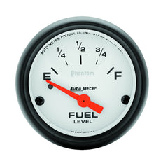 AutoMeter 2-1/16" Fuel Level, 0-30 Ohm, Sse, Phantom