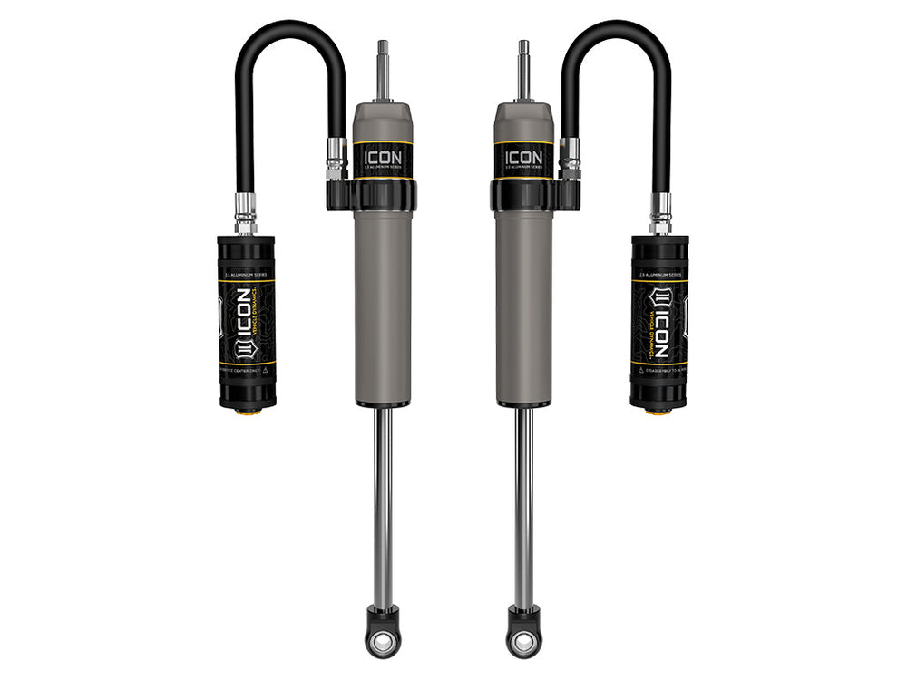ICON 1996-2002 Toyota 4Runner, 0-2" Lift, Rear, V.S. 2.5 Aluminum Series Shock Absorbers, Remote Reservoir, Pa