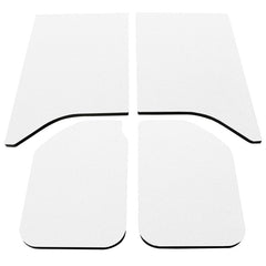 DEI Garniture de pavillon Boom Mat 11-18 Jeep Wrangler JK 2 portes - 4 pièces - blanc