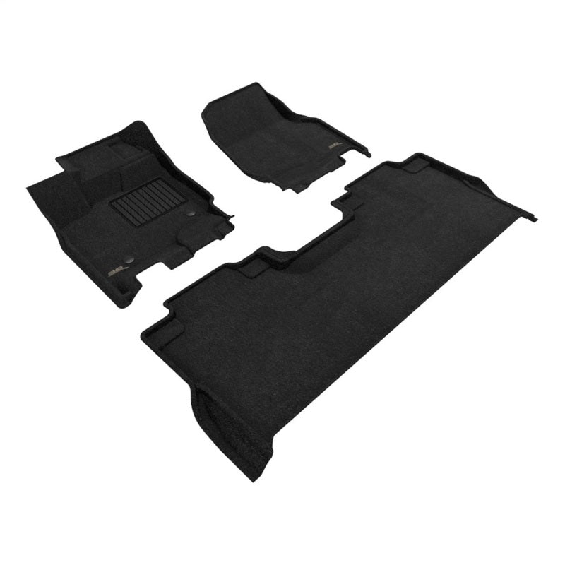 3D MAXpider Ensemble complet Elegant 22-26 Ford F-150 Lightning Supercrew - noir
