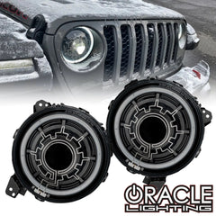 Oracle Lighting 18-22 Jeep Wrangler JL Oculus Bi-LED Projector Headlights