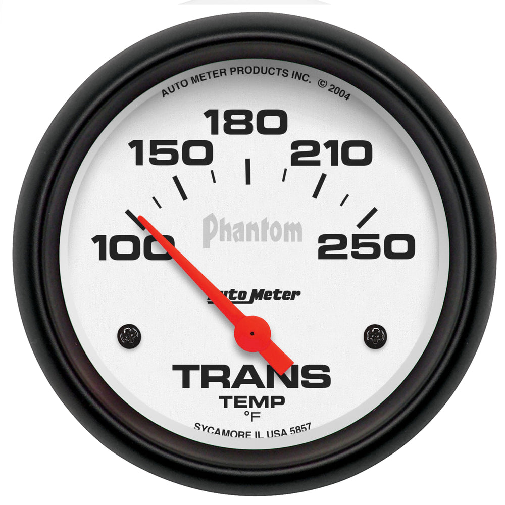 AutoMeter 2-5/8" Transmission Temperature, 100-250 F, Phantom
