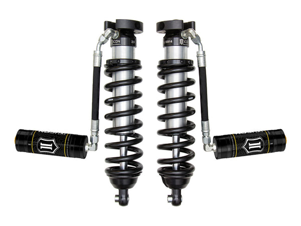 ICON Ensemble de combinés filetés avant V.S. 2.5 Series 1996-2004 Toyota Tacoma, rehaussement de 0-3 po, débattement prolongé, réservoir à distance (58715700)
