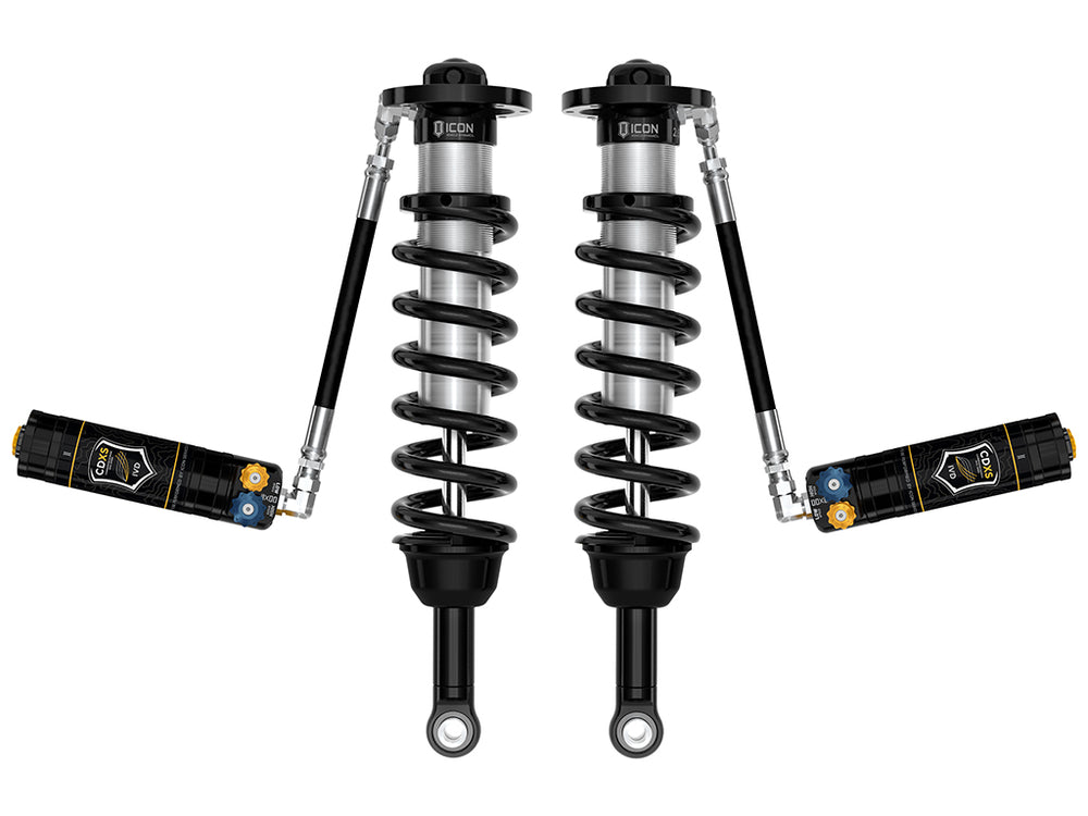 ICON 2025-2026 Toyota 4Runner 2WD, 1.25-3" Lift, Front, 2.5 Series Coilover Kit, Remote Reservoir w/ CDXS