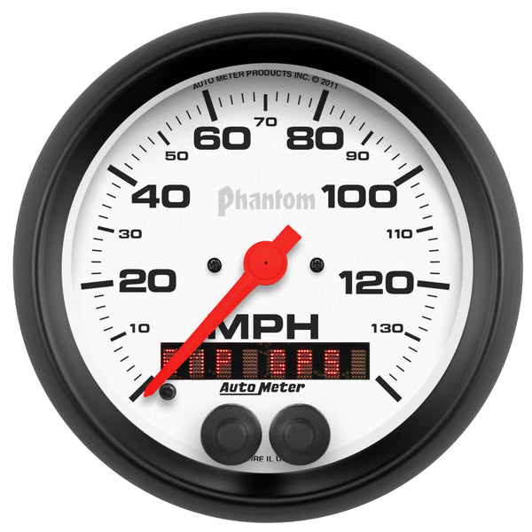 AutoMeter 3-3/8" GPS Speedometer, 0-140 MPH, Phantom
