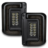 V2 | 2007-2017 Jeep Wrangler JK Flush Mount LED Tail Lights | Low-Profile Trail Protection