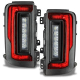 V2 | 2021-2025 Ford Bronco Flush Mount LED Tail Lights - Low Profile | 1,400 Lumens Halogen Models