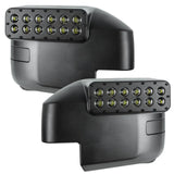 2021-2026 Ford Bronco LED Off-Road Side Mirrors - Peripheral Ditch Lights (2200+ Lumens)