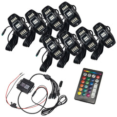 Oracle Underbody RGB+W Wheel Well Rock Light Kit - 8 PCS - ColorSHIFT