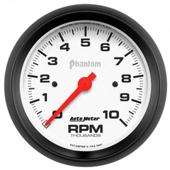 AutoMeter 3-3/8" IN-Dash Tachometer, 0-10,000 RPM, Phantom