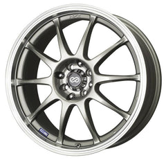 Enkei Roue J10 17x7 5x100/114.3 déport 38mm diamètre - argent avec rebord usiné