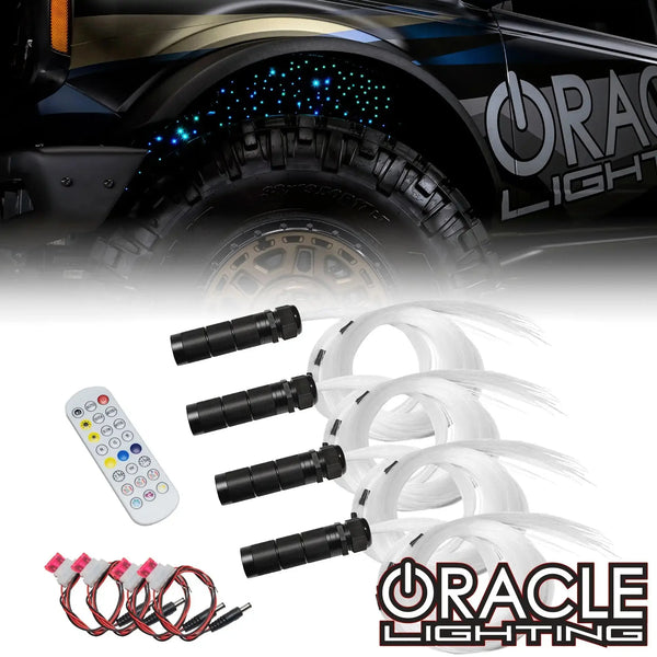 Oracle Lighting Fiber Optic Wheel Liner ColorSHIFT RGBW Kit-40W LED/600 Fibers