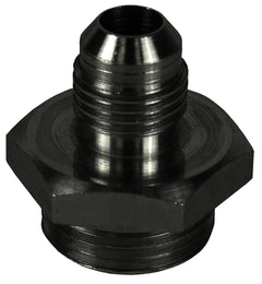 Derale Aluminum Cooler/Adapter Fitting -6AN x 5/8"-18 O-ring, Bright Anodized