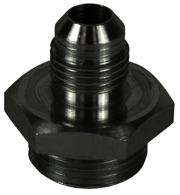 Derale Raccord de refroidisseur/adaptateur en aluminium -6AN x 5/8"-18 à joint torique, anodisé brillant