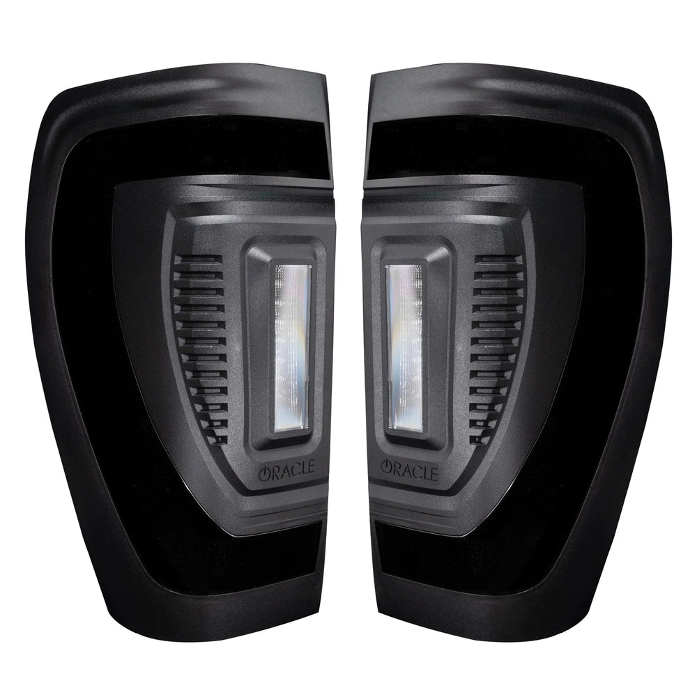 Oracle 19-23 GMC Sierra Black Series Flush Style LED Tail Lights - Factory Halogen
