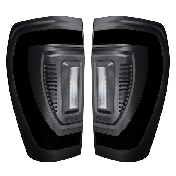 Oracle 19-23 GMC Sierra Black Series Flush Style LED Tail Lights - Factory Halogen