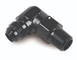 Aluminum Swivel Fitting 90° 1/2" NPT x -6AN Male