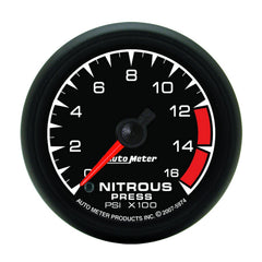AutoMeter 2-1/16" Nitrous Pressure, 0-1600 PSI, ES