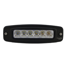 Race Sport 7.5 inch Oval Flush Mount Mini LED Flood Beam Auxiliary Light 10-30VDC