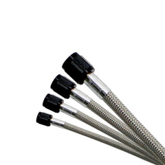 Nitrous Express Boyau tressé en acier inoxydable 4AN 18 po - noir