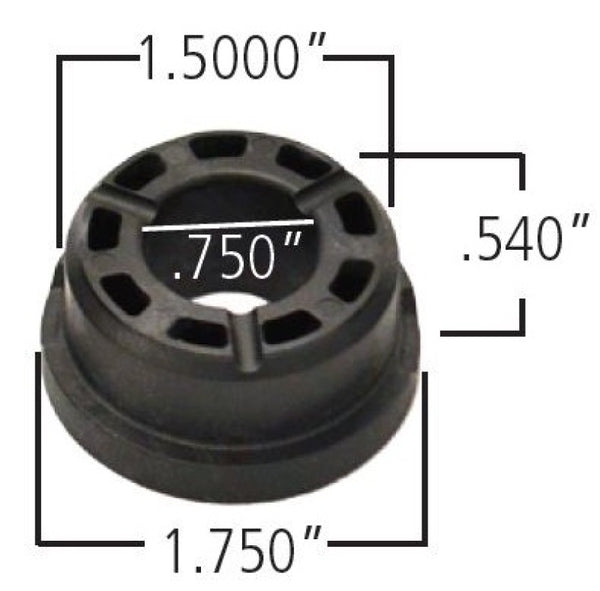 Ridetech Delrin Control Arm Single Bushing (1.5in Large OD / .750 ID / .785in OAL)