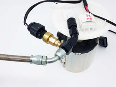 Aeromotive Adaptateur de raccord de réglage de manomètre VaporWorx - (1) union mâle-mâle AN-06 et orifice 1/8 po NPT